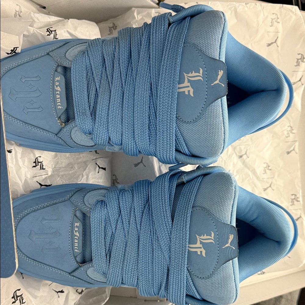 Puma men’s Light Blue Sneakers puma la france
